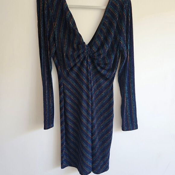 ASTR Twilight Multi Stripe Bodycon Dress - Picture 5 of 8